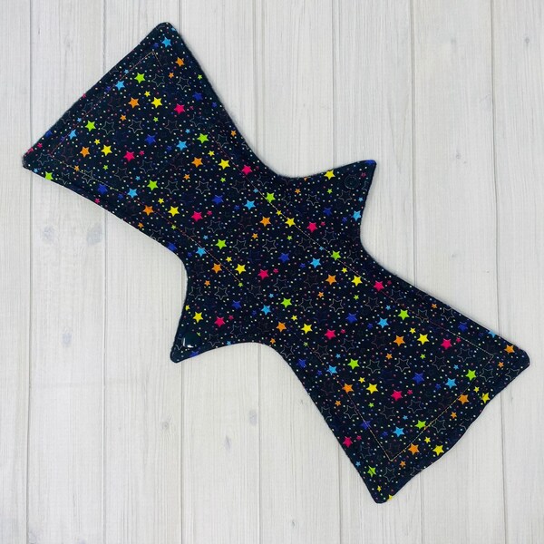 13.5 inch Heavy Reusable Cloth Pad, Overnight Pad, Postpartum Pad, Period Pads, Incontinence Pad, Sanitary Pad, Heavy Pad, Flared Pads