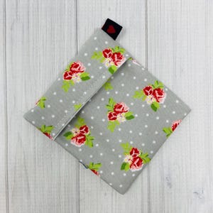 Mini sac étanche de 3 pouces, sac pour serviette en tissu, sac protège-slip, emballage pour serviette hygiénique, porte-serviette, petit sac, PUL imperméable, sac à imprimé floral à pois