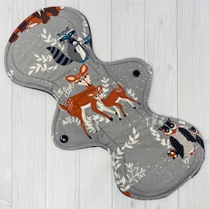 14 inch Heavy Overnight Reusable Cloth Pad, Postpartum Cloth Pad, Heavy Cloth Pad, Washable Pad, Large Pads, Big Pads, Incontinence Pad