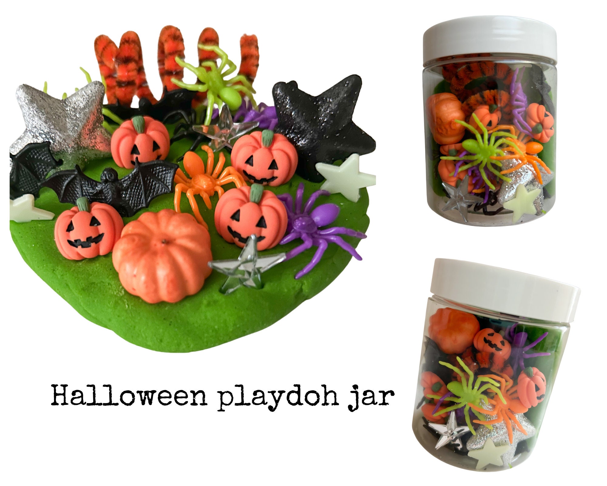 Halloween Modeling Clay Kit, Halloween Sensory Jars, Halloween Party  Favors, Halloween Sensory Bins, Fall Sensory Kit 