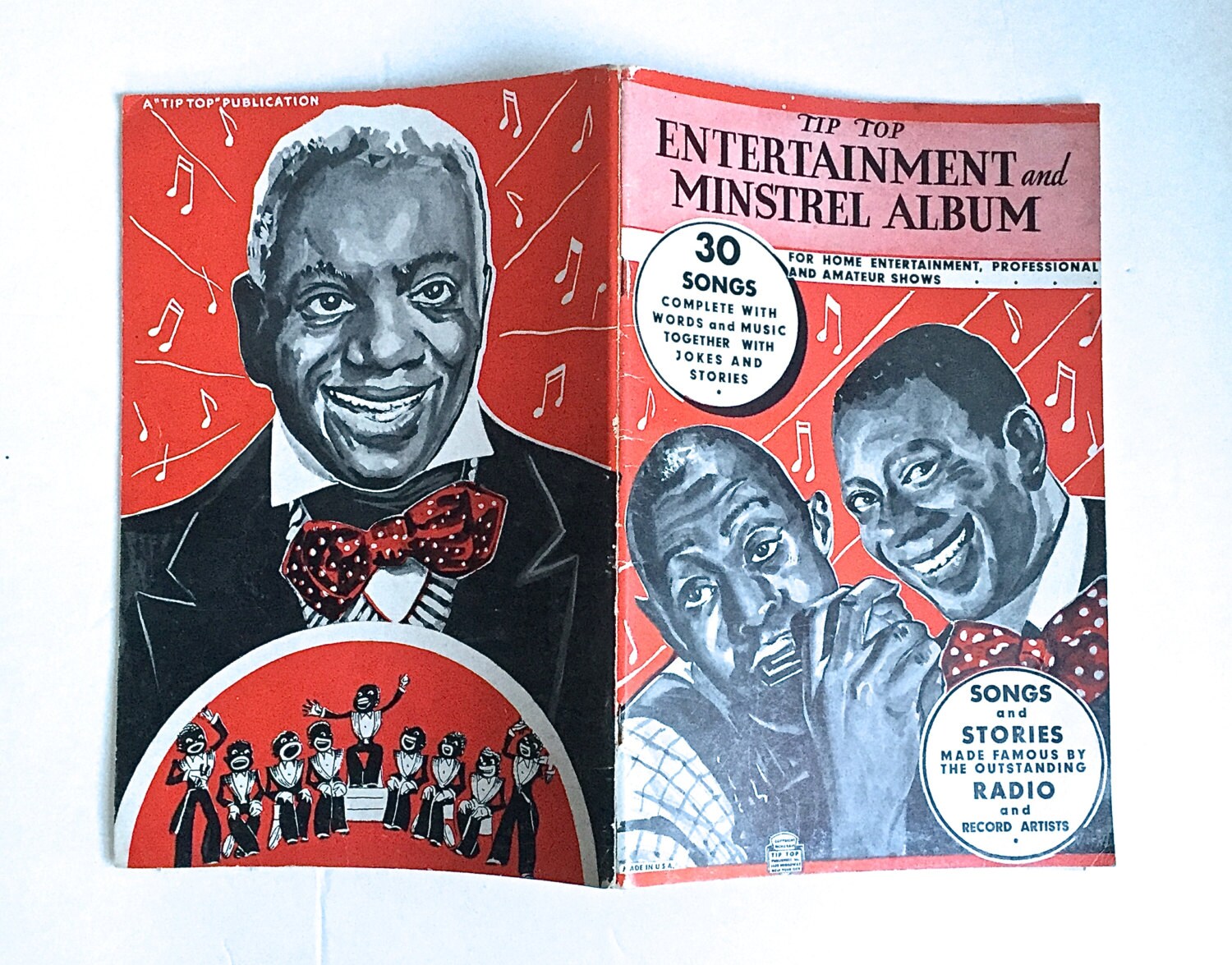 Tip Top Entertainment And Minstrel Album Music Book 1936 First Etsy