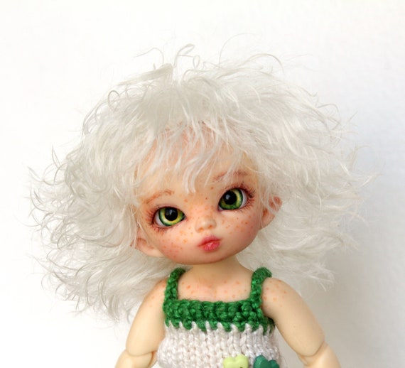 Handmade Pukipuki wig /"Blond long tails/" Lati White Wig Lati White SP Wig 4 inch