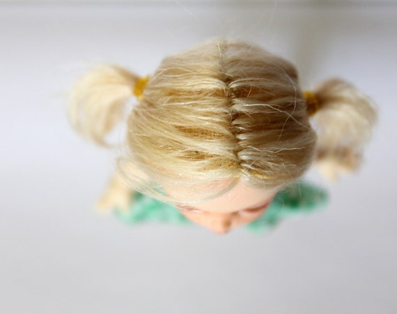 Handmade Pukipuki wig /"Blond long tails/" Lati White Wig Lati White SP Wig 4 inch