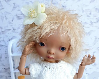 ZAMÓW W PRZEDSPRZEDAŻY! Peruka "Jasny blond" specjalnie dla Irrealdoll / Peruka BJD / Peruka Irrealdoll / Peruka LittleFee / Peruka 6,3 cala