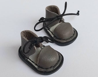 NEW! Irrealdoll Leather Sandals - Espadrilles "Grey Graphite", and for dolls similar format / irrealdoll shoes / irrealdoll sandals