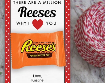 Reese's Thank You Tags So Many Reeses to be | Etsy