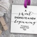 A Sweet Ending to a New Beginning Tags // Sweet Wedding Tags Printable, Editable Favor Tag Template // DIY Digital PDF // 3 inch Square 3x3