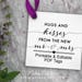 Hugs and Kisses from the New Mr and Mrs Tags Printable Editable // Wedding Favor Tag // DIY Digital Download PDF // Square 2x2 Tag Template