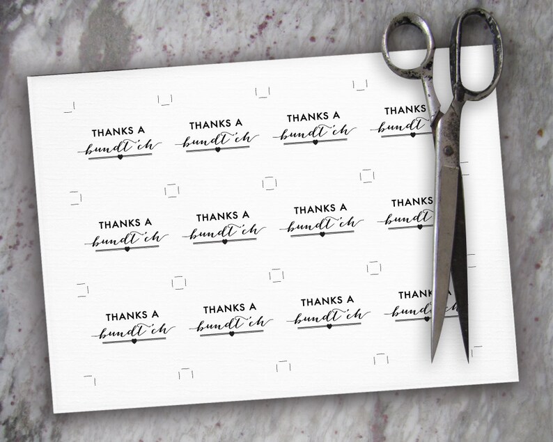 Thanks A Bundt ch Tag Printable Editable Thank You Tag Etsy