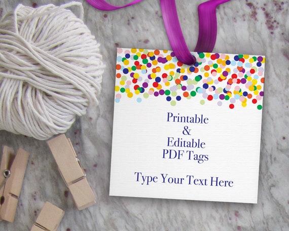 9 Printable Gift Tags Template