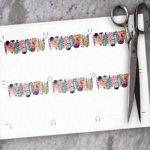 Editable Tag, Printable Boho Tag, Feather Tag Template, Feather Gift ...