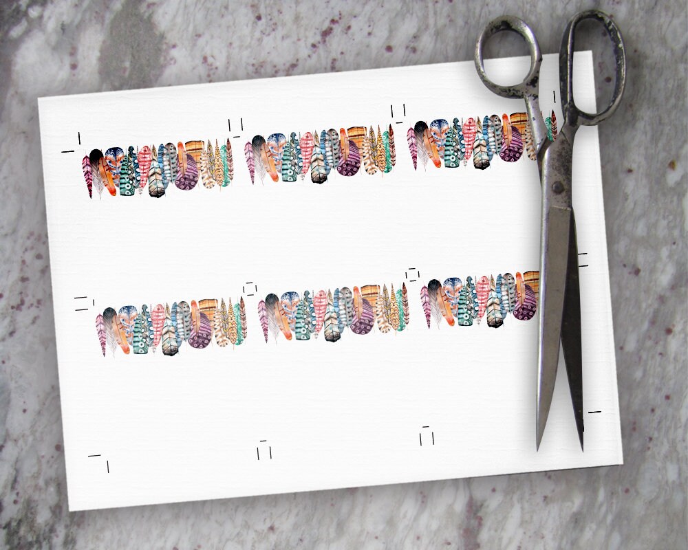 Editable Tag Printable Boho Tag Feather Tag Template | Etsy