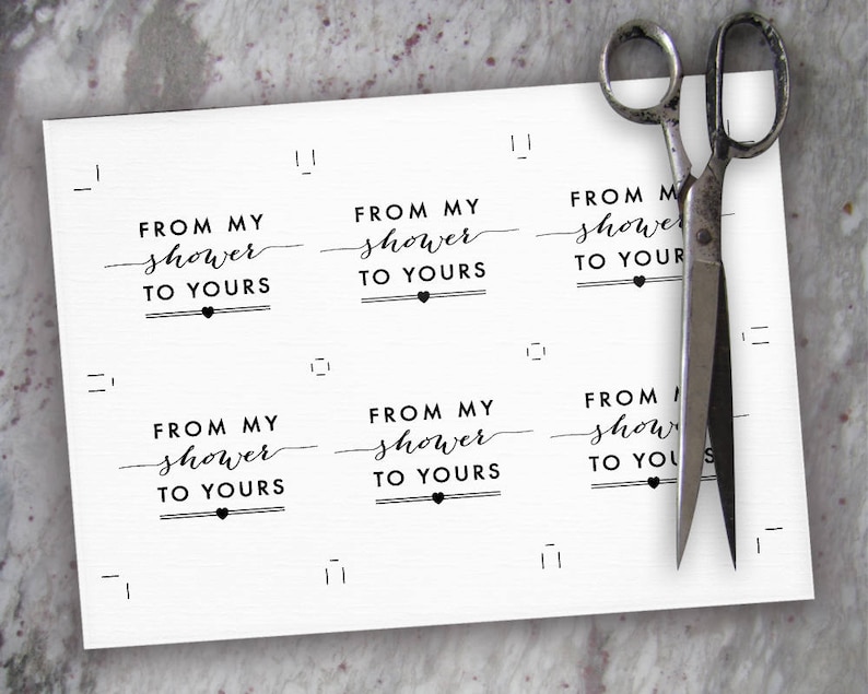From My Shower to Yours Tags Printable Editable // Soap Tags - Etsy