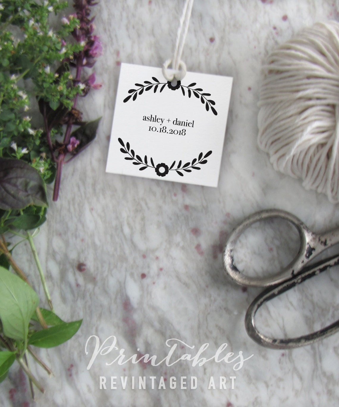 Printable Wedding Favor Tag Template // Editable Gift Tags | Etsy