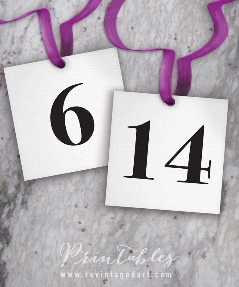 Printable Number Tags Numbers 160 // Use for Raffle Tags Etsy