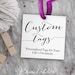 Custom Tags // Printable Custom Wedding Tags, Favor Tags, Gift Bag Tags, Bridal Shower Tags, Party Favor Tags & More // Square Template PDF