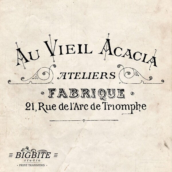French Transfer - Etsy