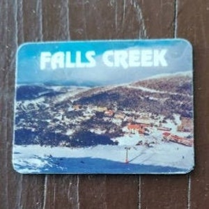 Falls Creek Fridge magnet vintage, souvenir fridge magnet, souvenir, Aussie fridge magnet, collectible fridge magnet, retro fridge magnet