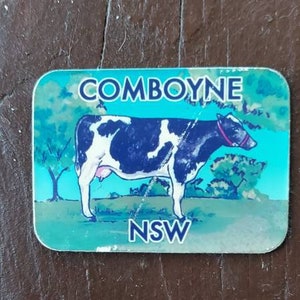 Fridge magnet vintage, souvenir fridge magnet, Aussie souvenir, Aussie fridge magnet, collectible fridge magnet, retro fridge magnet