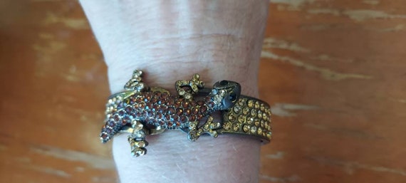 Metallic Gecko Bracelet Set
