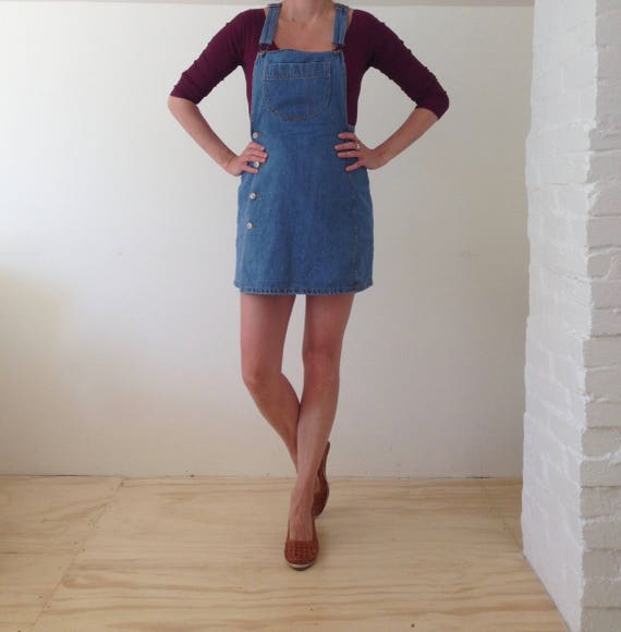 denim romper skirt