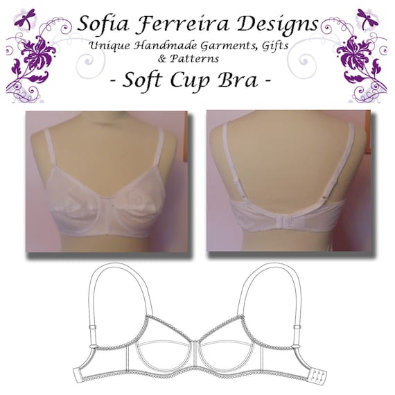 Buy Soft Cup Bra Pattern 34B Online in India 