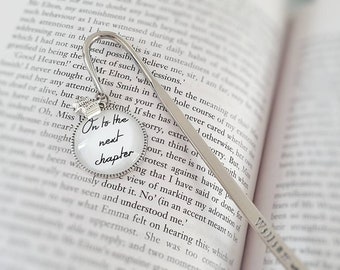 Marcapáginas personalizado para la jubilación de un profesor, regalo para el próximo capítulo