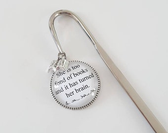 Louisa May Alcott bladwijzer, quote boekbedel, literair cadeau