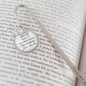 Jane Austen gifts, bookish gifts, literary gift, literary bookmarks, avid reader, librarian gift, book quote bookmark, readers gift