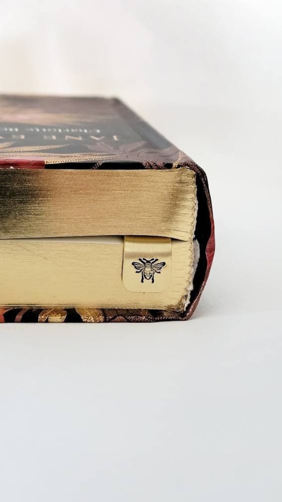 Personalized Brass Name Bookmark, Hand Stamped custom bookmarker