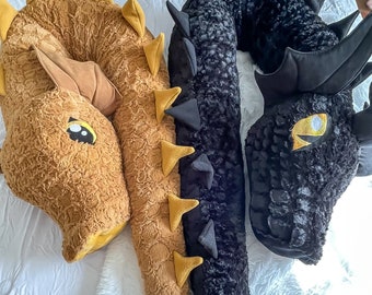 PREORDER Bookwyrm Body Pillow Dragon Reading Pillow