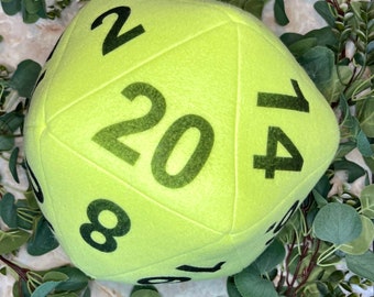 Sea Foam D20 Plush Pillow