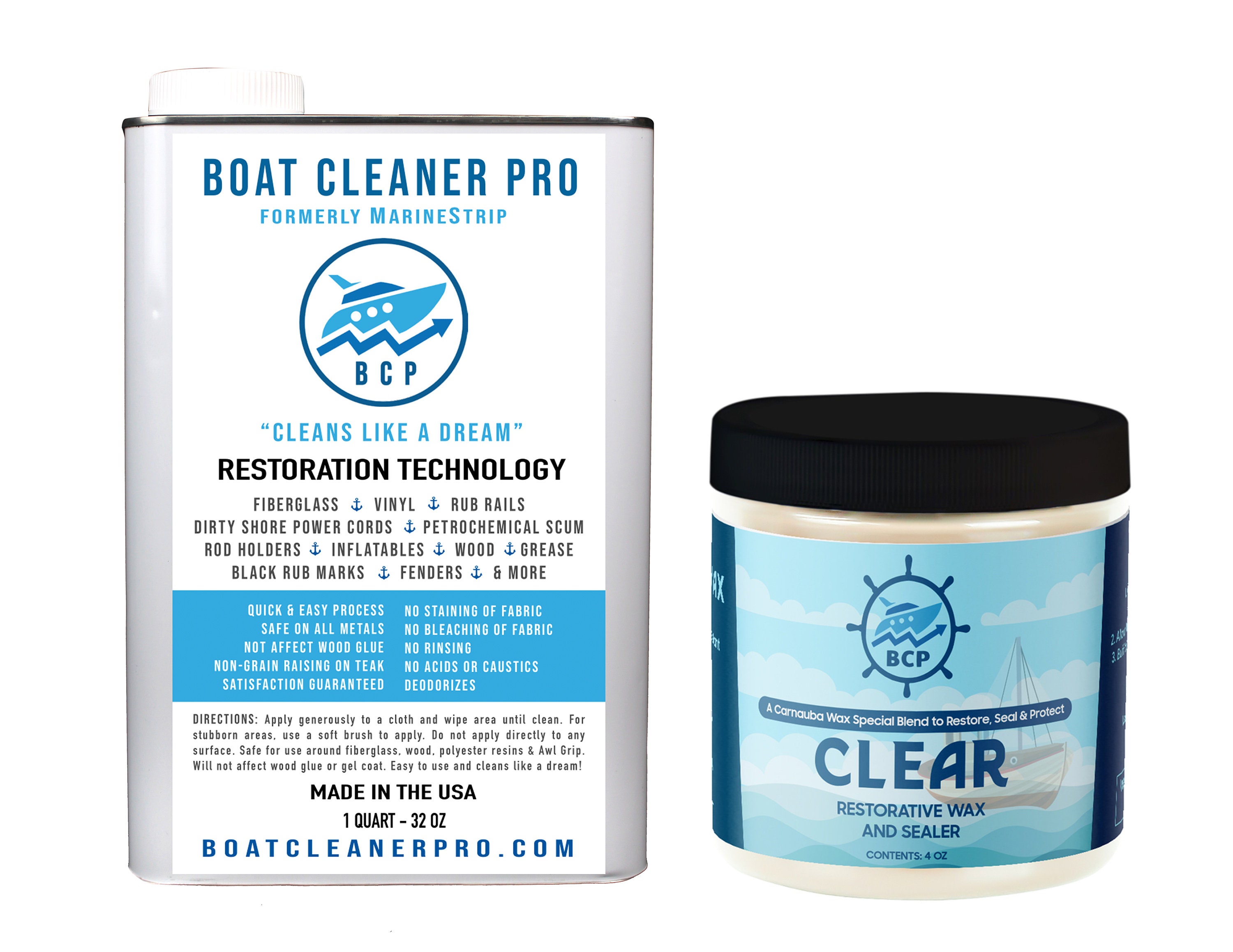Boat Cleaning Kit Cleans Yachts Pontoon Boats Waverunners Etsy