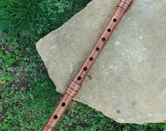 Bulgarian Kaval  in D or C from 100% Tonewood & from Bulgarian Workshop * Traditional Handmade Wooden Flute in Primitive Design