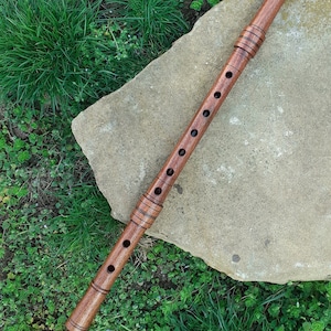 Bulgarian Kaval  in D or C from 100% Tonewood & from Bulgarian Workshop * Traditional Handmade Wooden Flute in Primitive Design