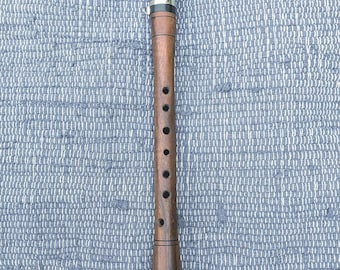 Chalumeau out of local walnut wood  for modern clarinet mouthpiece in C