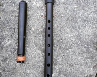 Tsafara flute in F from grenadilla * Very rare and small  kaval from Bulgaria