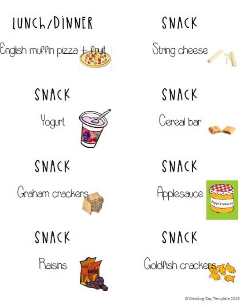 PRINTABLE Toddler Meal Ideas image 3