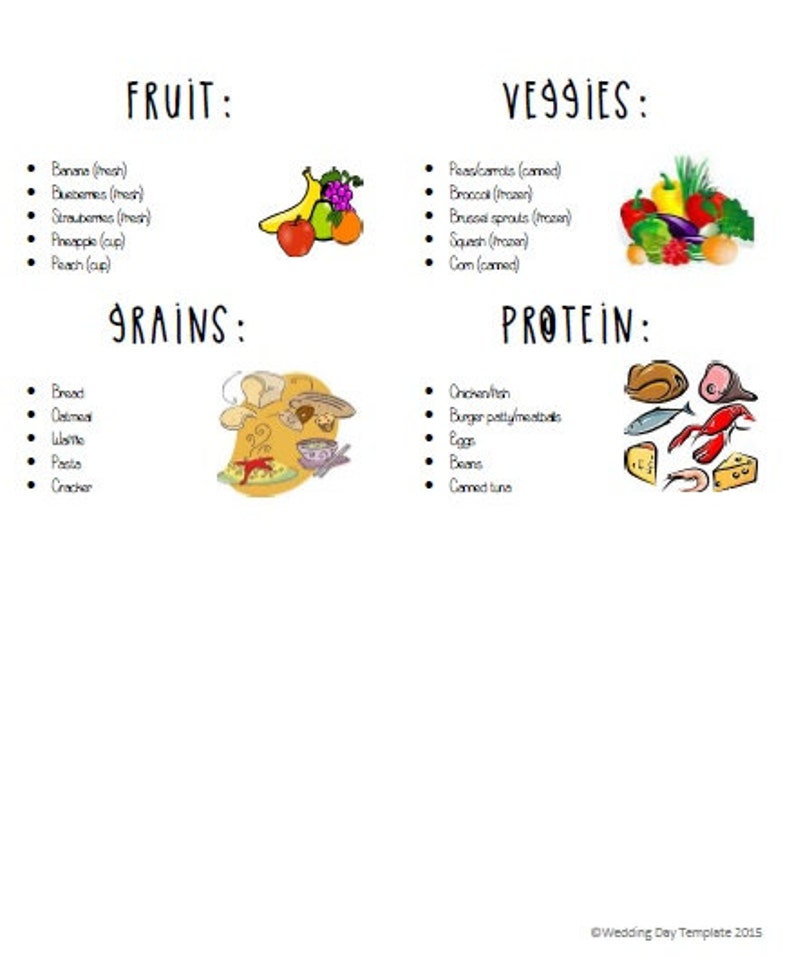PRINTABLE Toddler Meal Ideas image 4