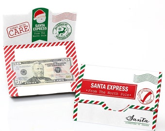 Santa's Special Delivery - From Santa Claus Christmas Money And Gift Card Holders - Set of 8