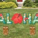 Tropical Luau - Yard Sign Outdoor Lawn Decorations - Hawaiian Beach Party Yard Signs - Aloha - Etsy