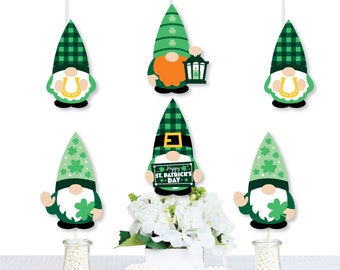 Irish Gnomes - Decorations DIY St. Patrick's Day Party Essentials - Set of 20