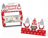 Christmas Gnomes - Holiday Party Money and Gift Card Holders - Set of 8
