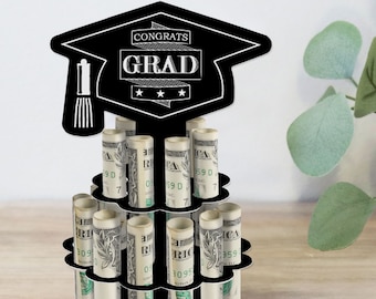 Graduation Cheers - DIY Graduation Party Money Holder Gift - Cash Cake