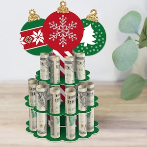 Ornaments - DIY Holiday and Christmas Party Money Holder Gift - Cash Cake