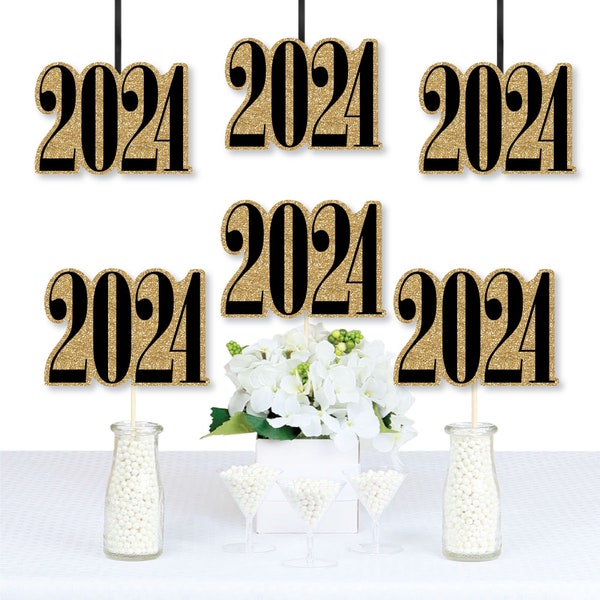 Gold Tassel Worth The Hassle - 2024 Graduation Decorations DIY Party Essentials - Set of 20
