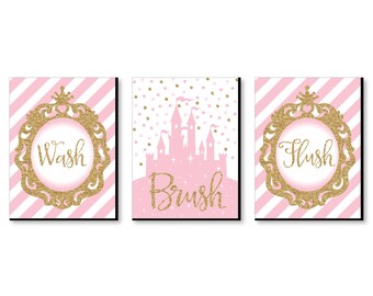 Princess Bathroom Etsy