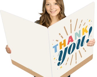 Large Thank You Card Etsy