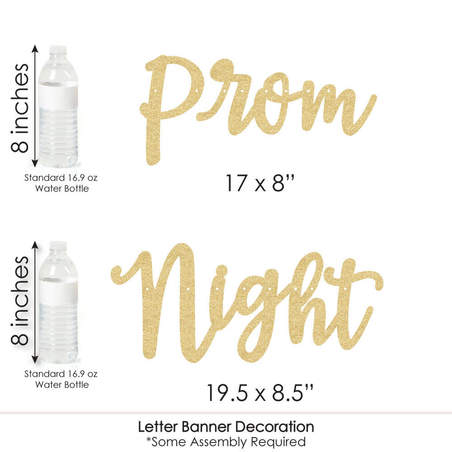 Prom Prom Night Party Letter Banner Decoration 36 Banner | Etsy