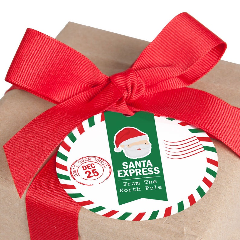 From Santa Claus Christmas Favor Gift Tags Set of 20 Santa/'s Special Delivery
